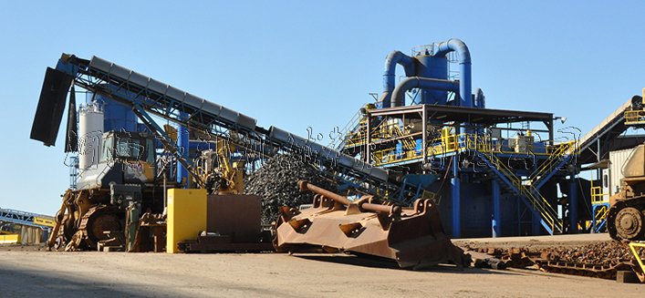 廢鋼破碎機(jī)線